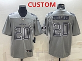 Men's Dallas Cowboys Custom With Patch Gray Atmosphere Fashion Stitched Jersey,baseball caps,new era cap wholesale,wholesale hats